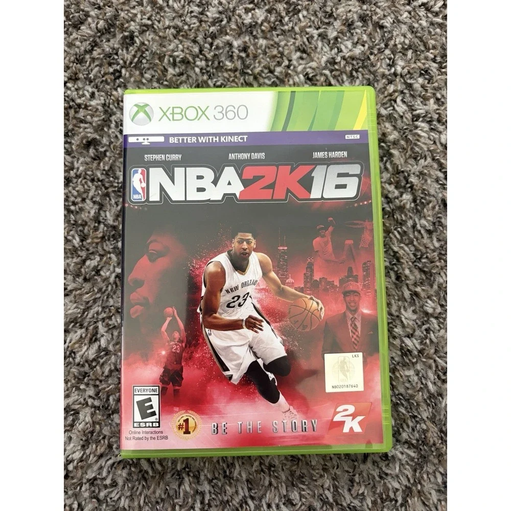 NBA 2K16 (Microsoft Xbox 360, 2015) Basketball Video Game‎ Anthony Davis Cover